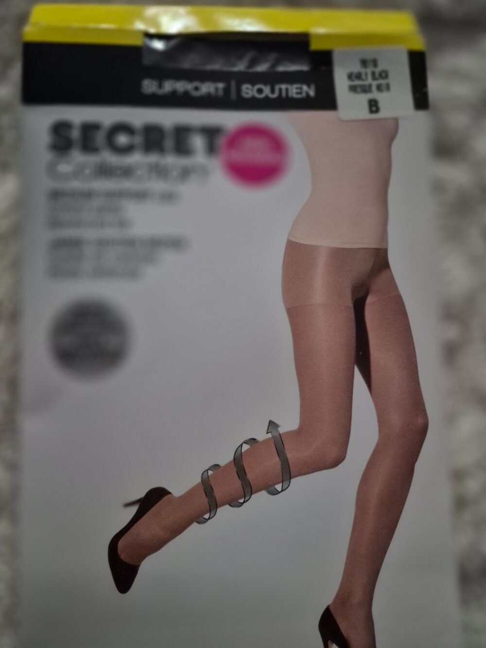 Secret Support, Medium Support Leg - Nearly Black, B